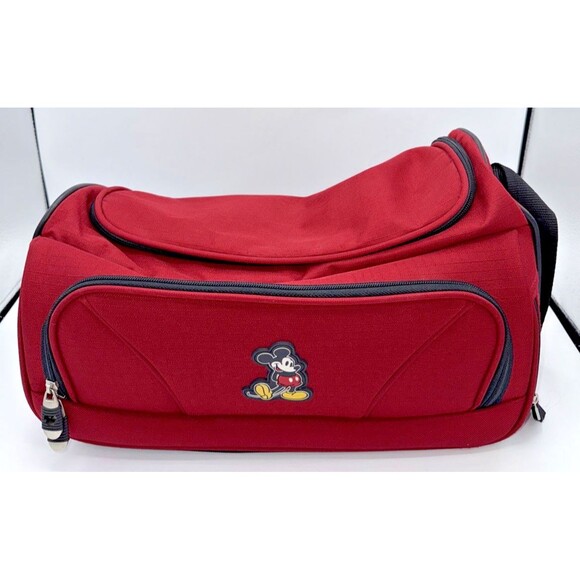 Disney Mickey Mouse Red Crossbody Messenger Weekender Laptop Bag 15”x9.5” - Picture 1 of 14